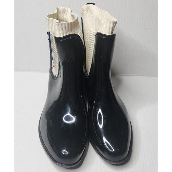 Nautica Boots Womens Size 9 Chelsea Rain Waterproof Pull On Ankle Rubber Shoes - Picture 4 of 8